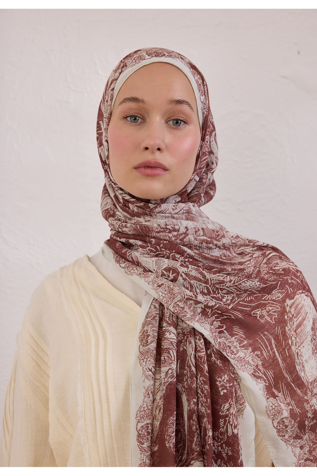 Secret Elegance Pattern Rami Shal Tree Shell - 3