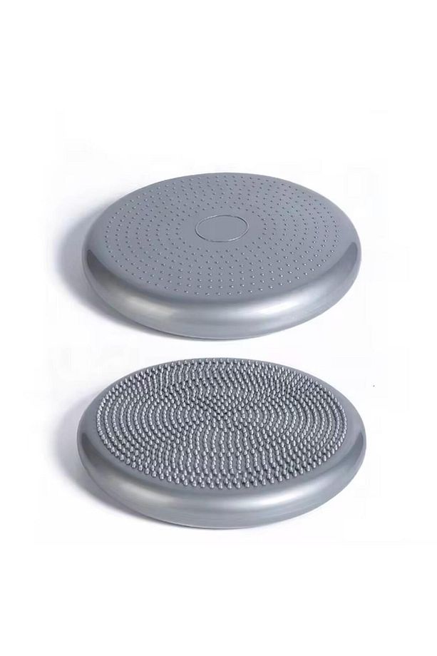 Denge Diski Balance Trainer Denge Topu Pilates Balans Disk Gri - 1