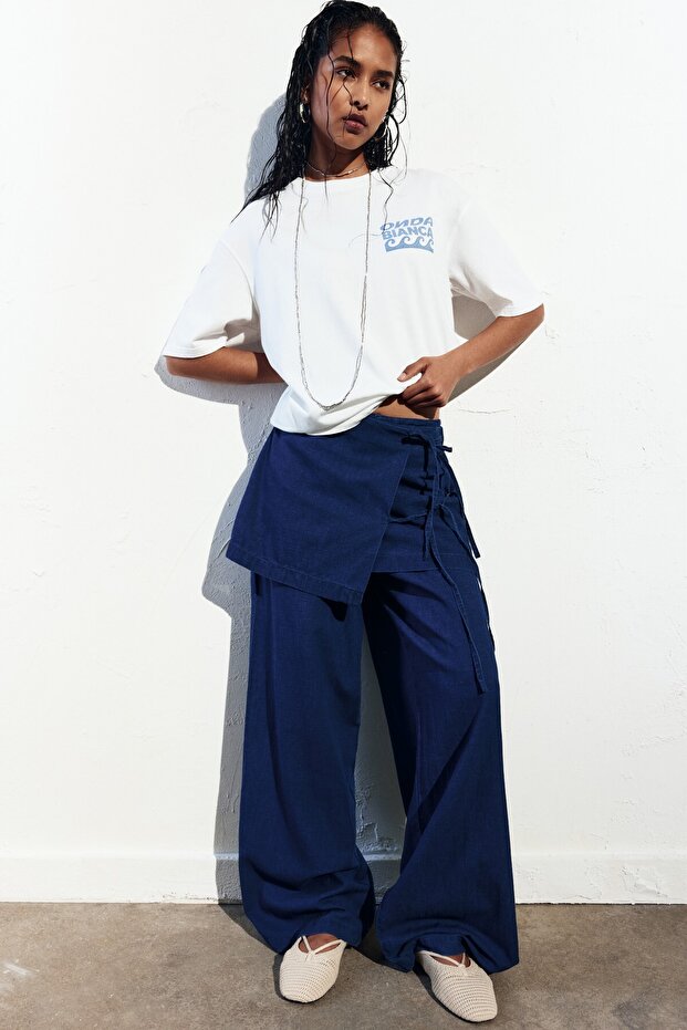 Dalgalar ve yunuslar tişört - 1