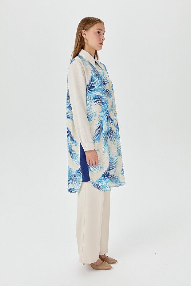 Rahat Kalıp Tunik Mavi - 4