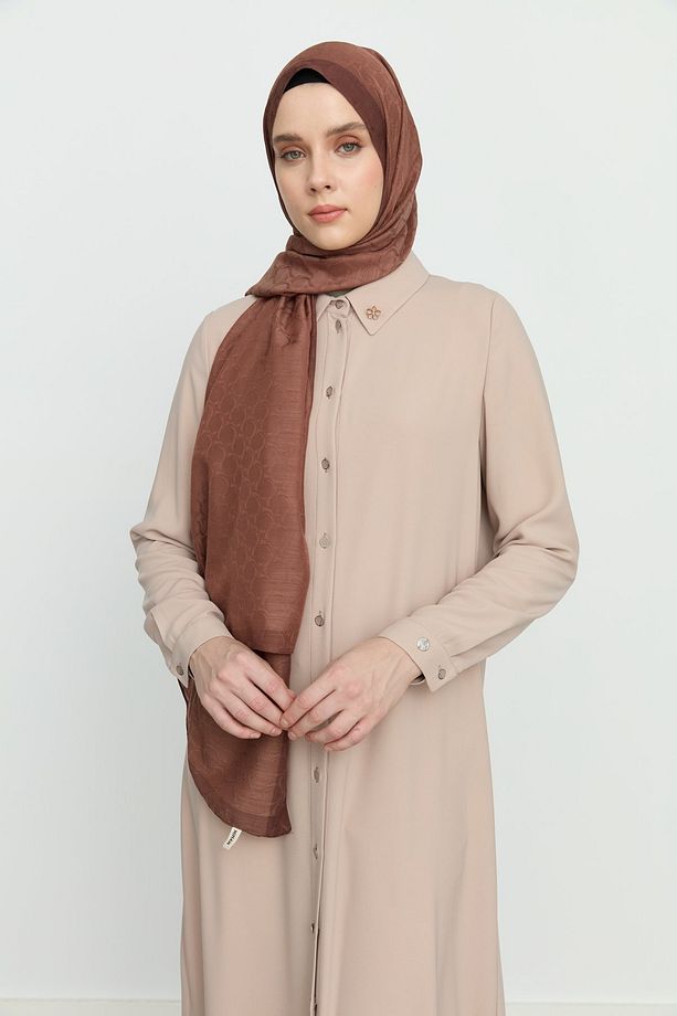 Yanları Yırtmaçlı Basic Tunik Bej - 3