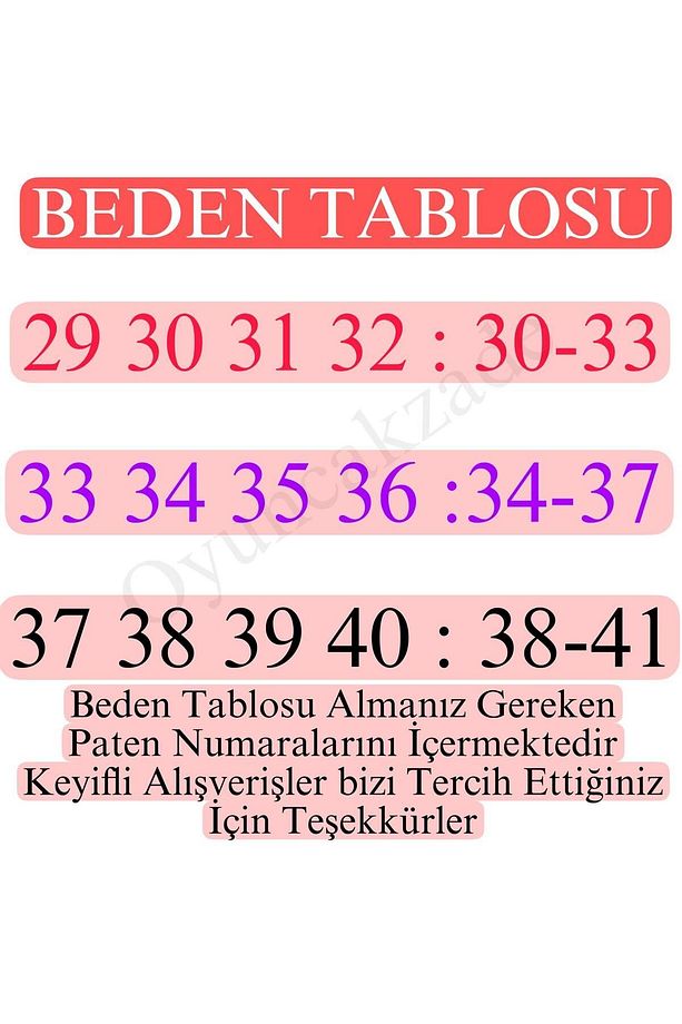 Ayarlanabilir Çocuk Pateni 2+2 Teker Alıştırma Teker Ve Numara Ayarlı Başlangıç Pateni M (35-38) - 3