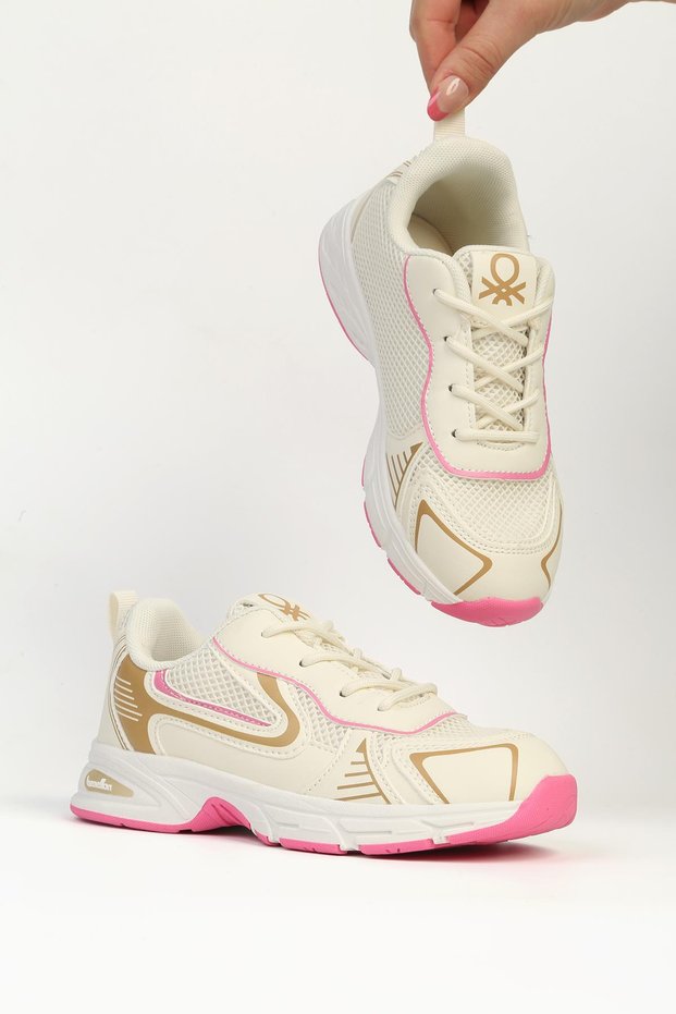 Beige Children's Sports Shoes Imported Bni-11536