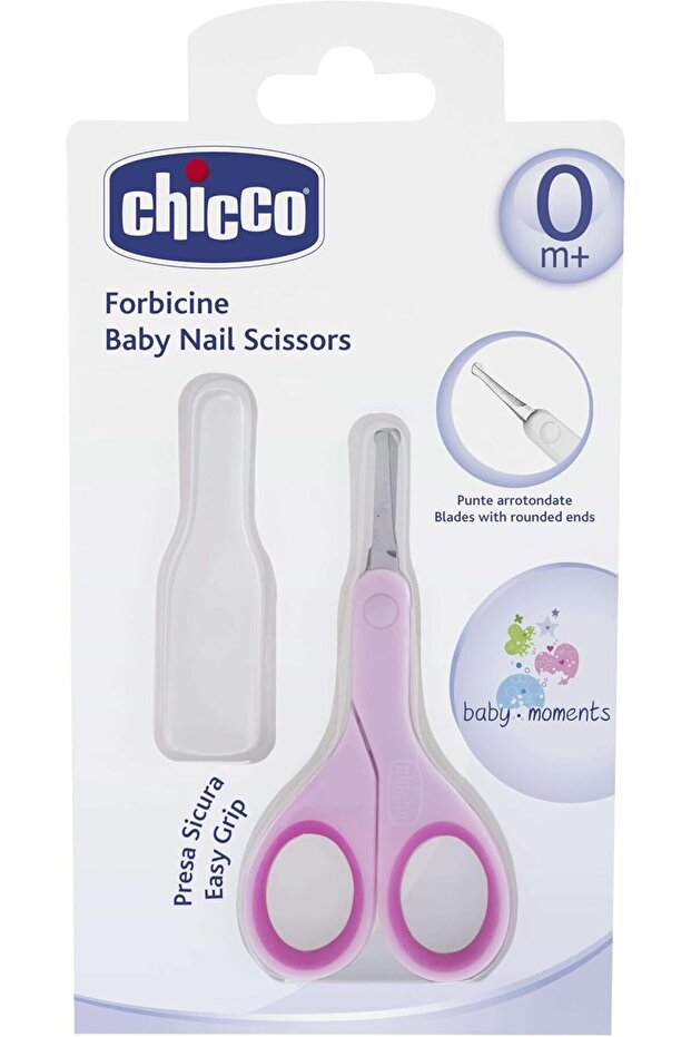 Chicco Baby Nail Scissors 0m+, Pink