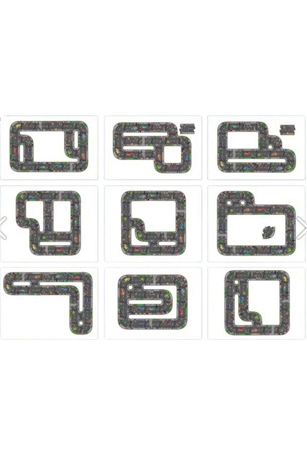 İsme Özel Ahşap Oyuncak Araba, Araç Parkuru eğitici Eğlenceli Yol Yapım Ahşap Oyuncak-Otoban Puzzle - 6