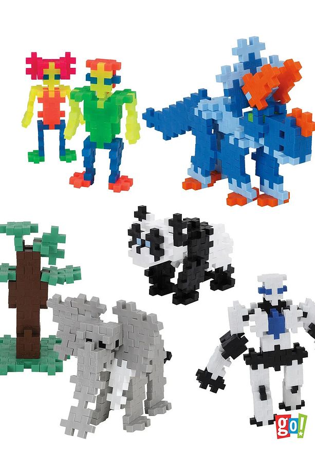 3D Puzzle Yapı Seti 400 Parça Mini Pixel Blokları Eğitici Figür 3D Puzzle Yapım Seti - 7