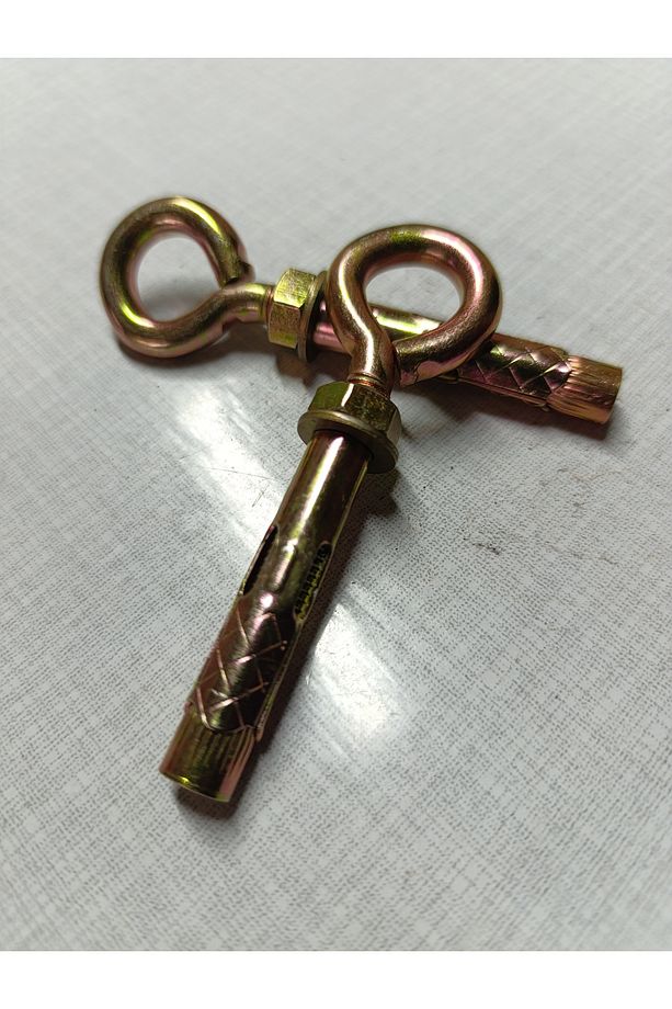 2 adet 10 mm Çapında Çelik Dübel (Hoppala Zıpzıp Salıncak Hamak) - 2