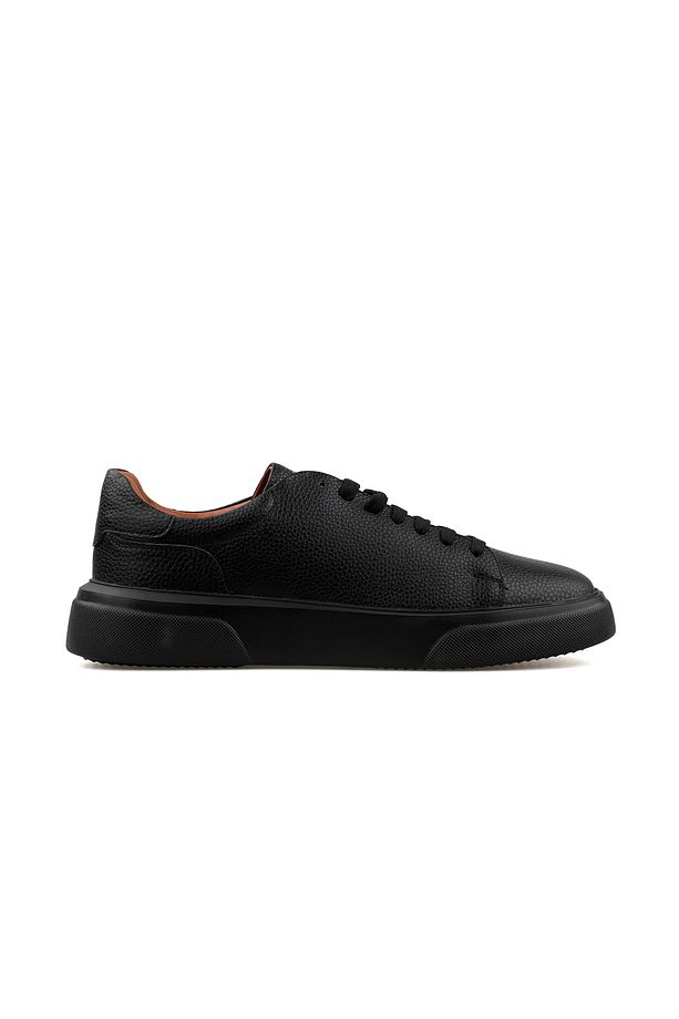 Tommy Erkek Deri Sneaker Ayakkabı - 1