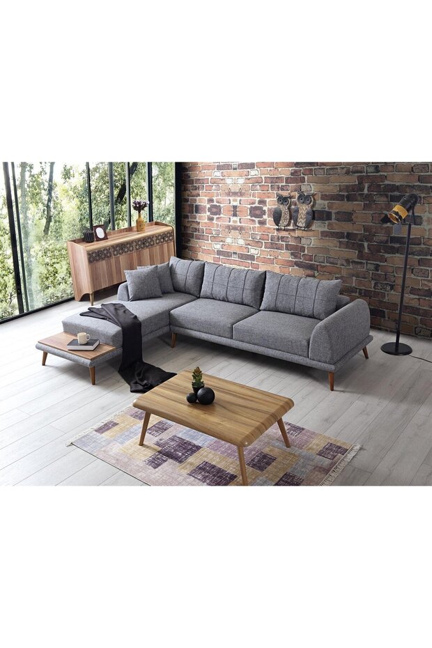 Retro Sol Köşe Koltuk - 1