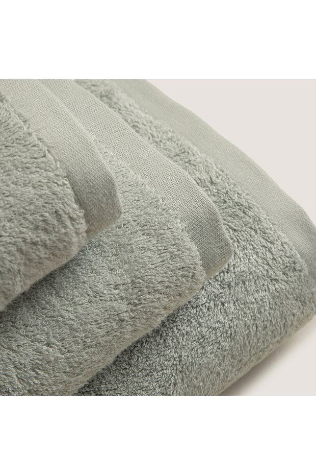 Solid El Havlusu 33x33 cm DUMAN YEŞİLİ - 4