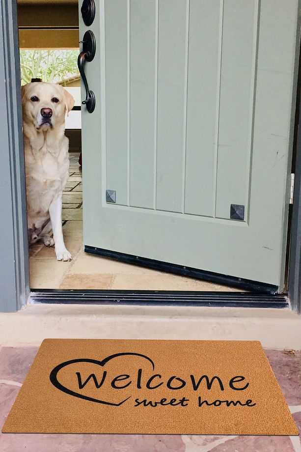 Welcome, Sweet Home, Kapı Önü Paspası, dekoratif Dayanıklı Uzun Ömürlü Kapı önü paspası - 2