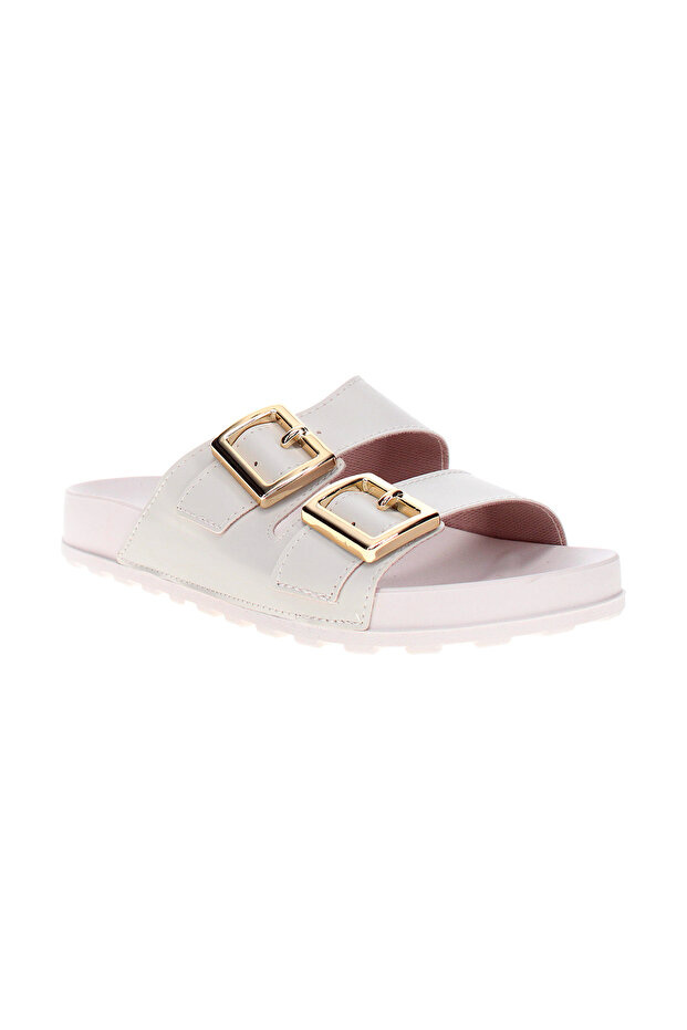 Ladies Flat Sandals White | Made In Brazil