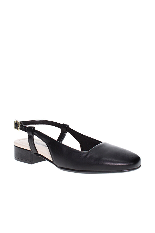 Ladies Low Heel Sandals Black | Made In Brazil