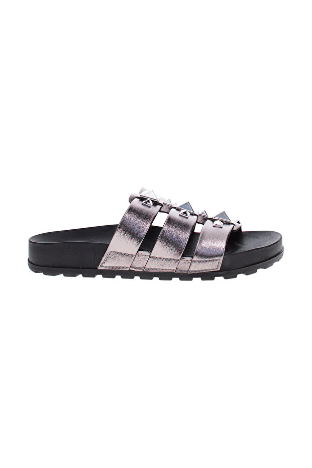 Ladies Flat Sandals Grey | Made In Brazil - 2