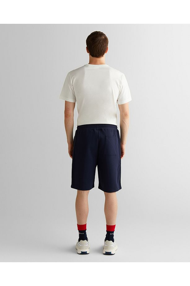 Erkek Lacivert Regular Fit Logolu Şort - 2