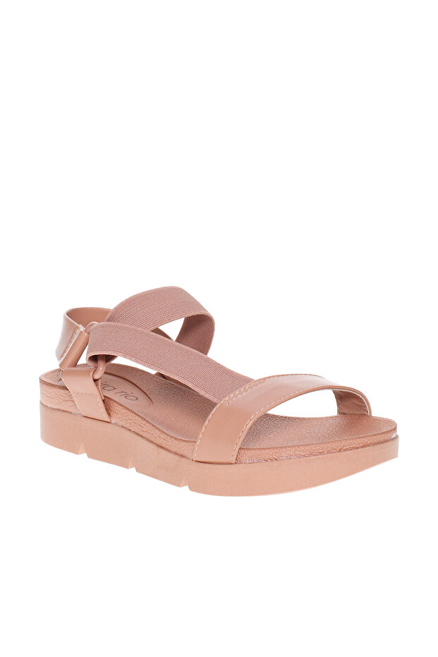 Ladies Flat Sandals Beige | Made In Brazil
