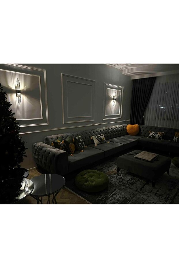 Pilli Duvar Aplik Pilli Duvar Aplik Aydınlatma Krom Led Duvar Lambası - 3