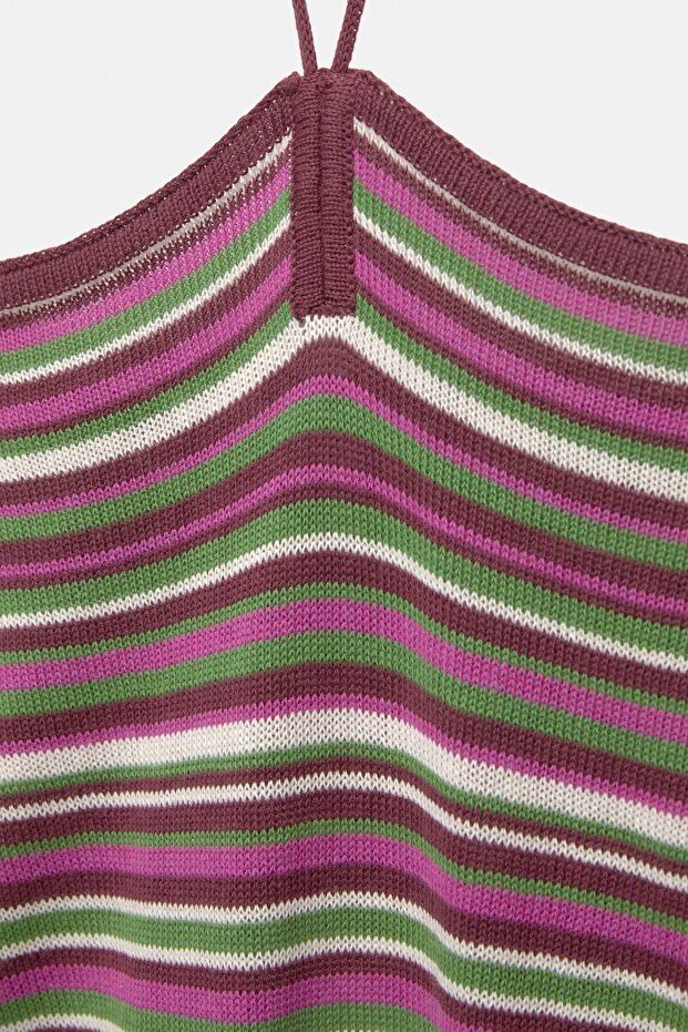 Çizgili triko top - 7