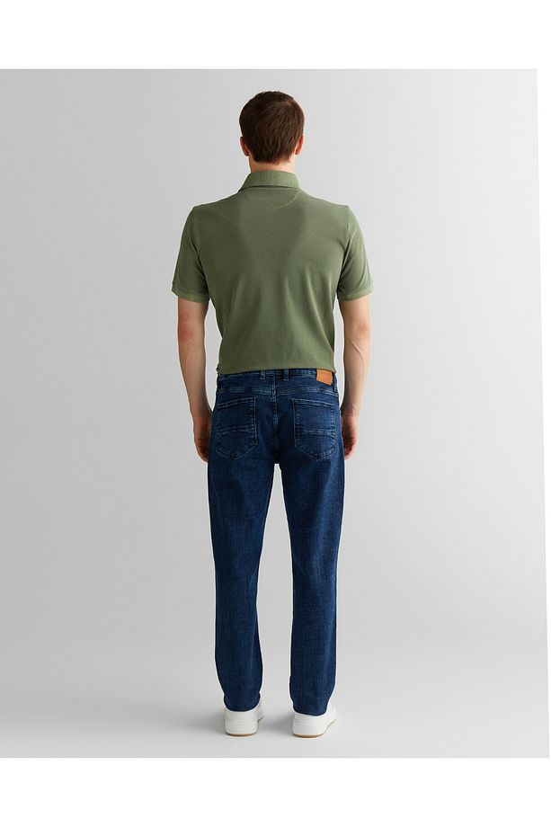 Erkek Mavi Regular Fit Pantolon - 2