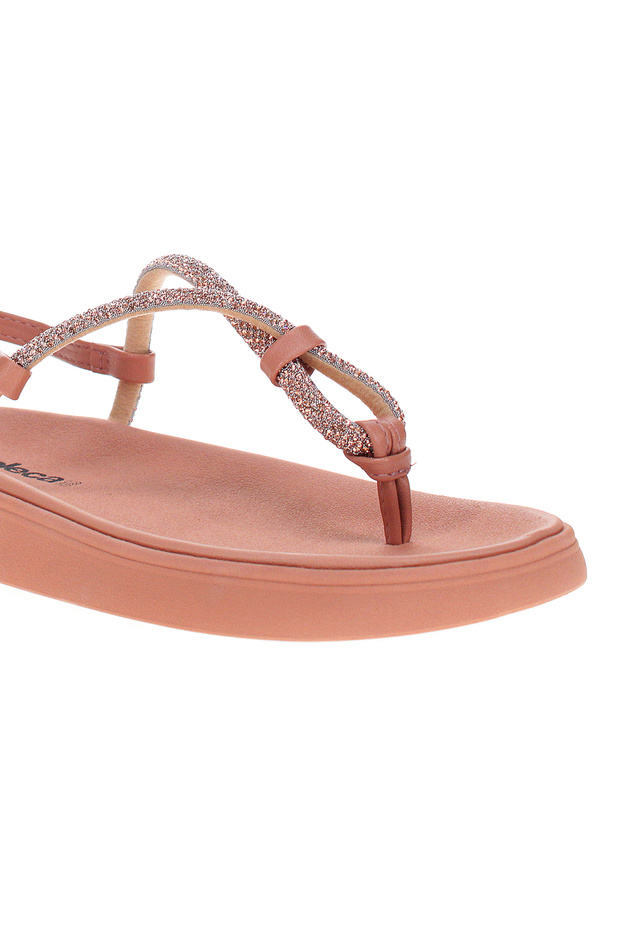 Ladies Flat Sandals Pink | Made In Brazil - 5