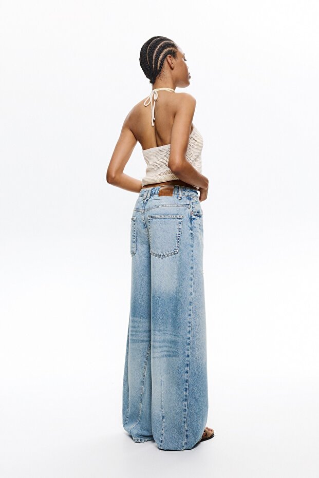 Orta bel barrel jean - 4