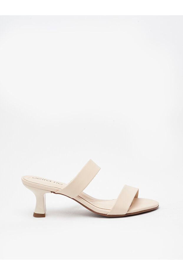 Ladies Low Heel Sandals Beige | Made In Brazil