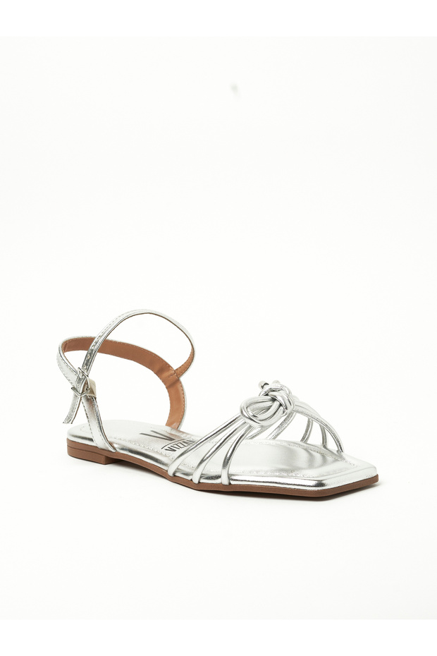 Vizzano Ladies Sandals With Back Strap Silver | Made In Brazil
