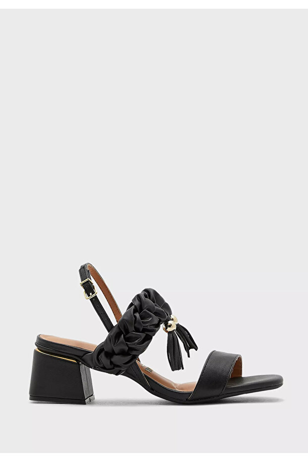 Vizzano Ladies Mid Heel Sandals Black | Made In Brazil