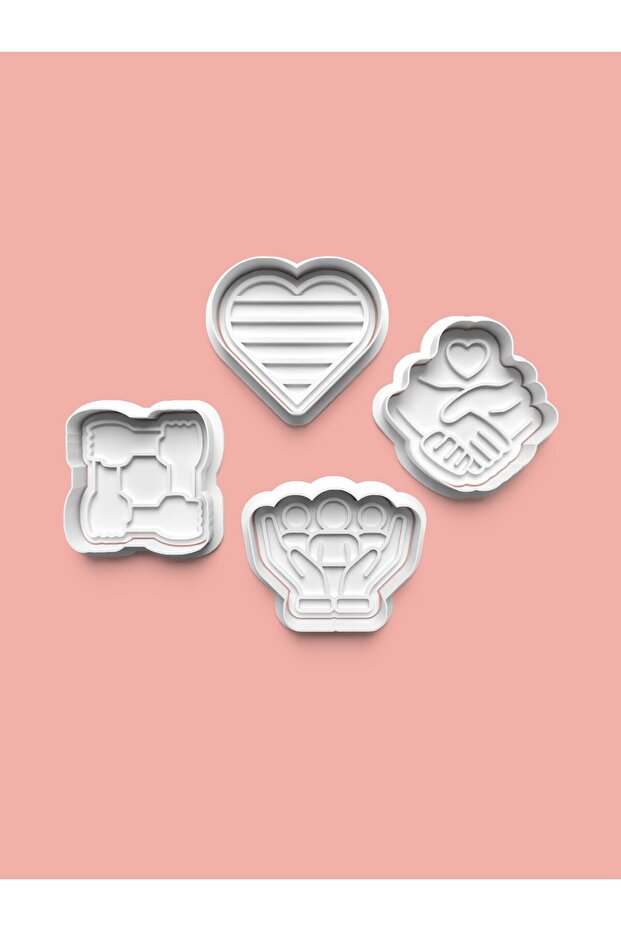 Birlik Cookie Mold and Sugar Paste Mold Set of 4 0830-Set