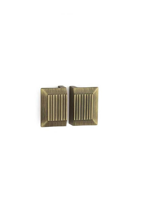 Düğme Mobilya Kulbu Antik Sarı Renk 32mm Kulp 1 Adet (SY9060 0032 ABM) - 1