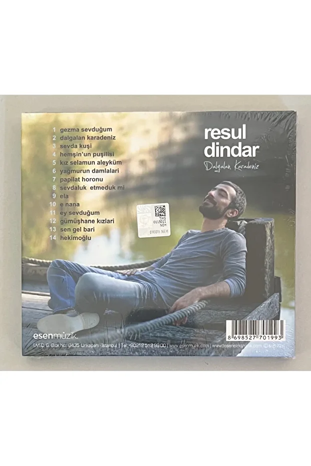 Resul Dindar Dalgalan Karadeniz Cd (Jelatininde Sıfır Orjnal Dönem Baskı Cd) - 2