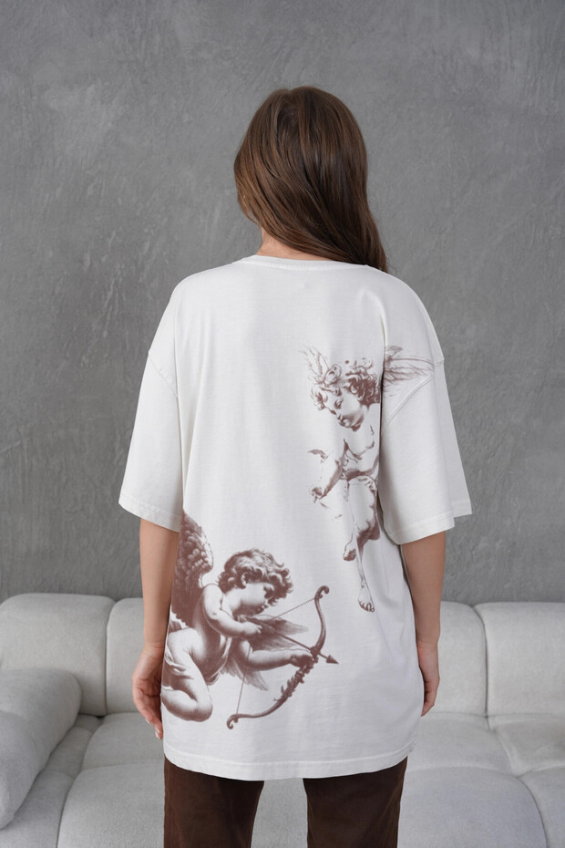 Τυπωμένο πλενόμενο μπλουζάκι Casual Basic - 7