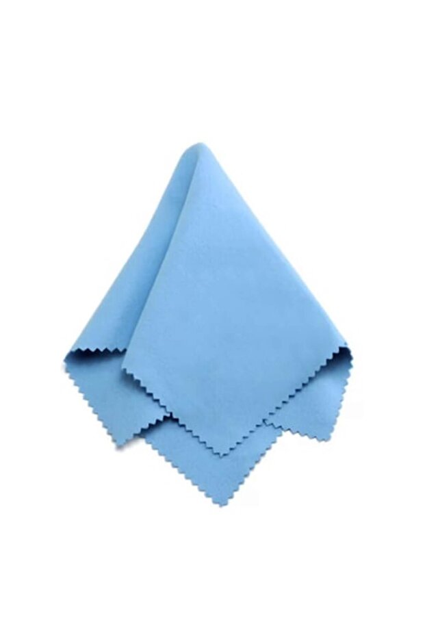 Microfiber Cloth for Screen Cleaning, Optim Solution, 150x150 mm, Blue - 1