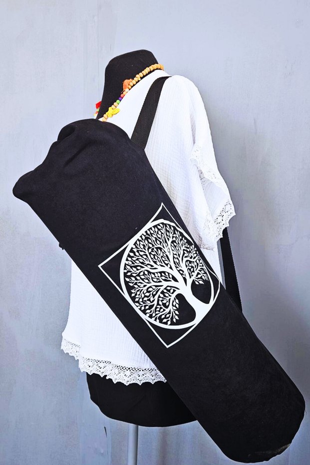 Mat Carry Bag- Pilates- Yoga- Sports Mat- Sports Bag- Mat Bag -Mat Bag, Flower of Life
