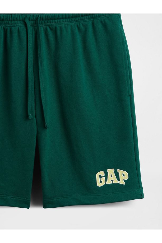 Erkek Yeşil Relaxed Gap Logo Şort - 3