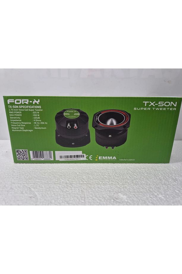 Dome Tweeter 10cm - PRO 450w 225 RMS Tiz - TX-50N 10cm Dome Tweeter - 3