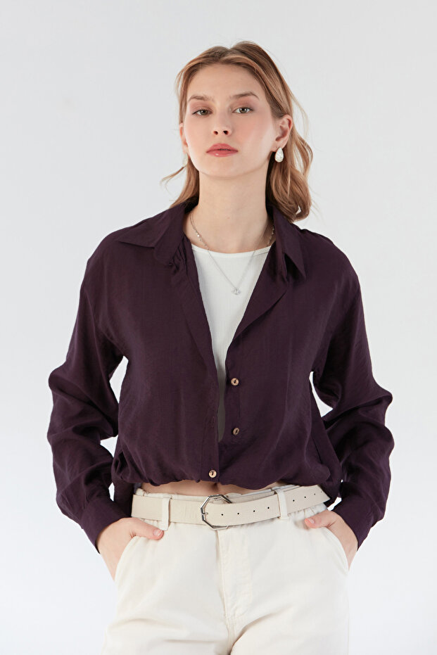 Basic Body Detaylı Kolyeli Gömlek - 1