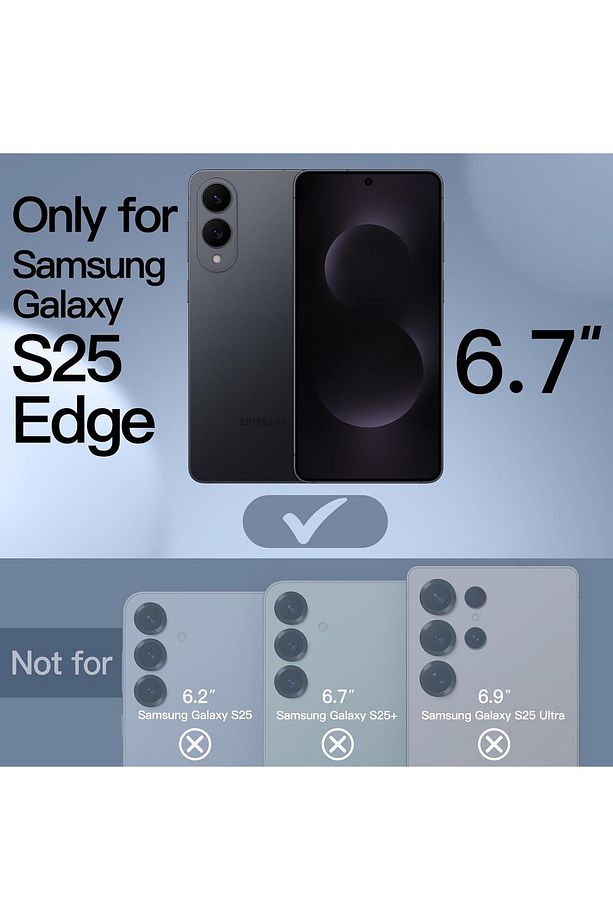 Samsung Galaxy S25 Edge Kılıf Kamera Çıkıntılı Magsafe Şarj Destekli Hassas Tuşlu Yumuşak Mat Kapak - 2