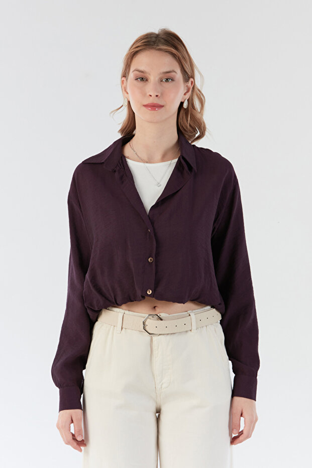 Basic Body Detaylı Kolyeli Gömlek - 6