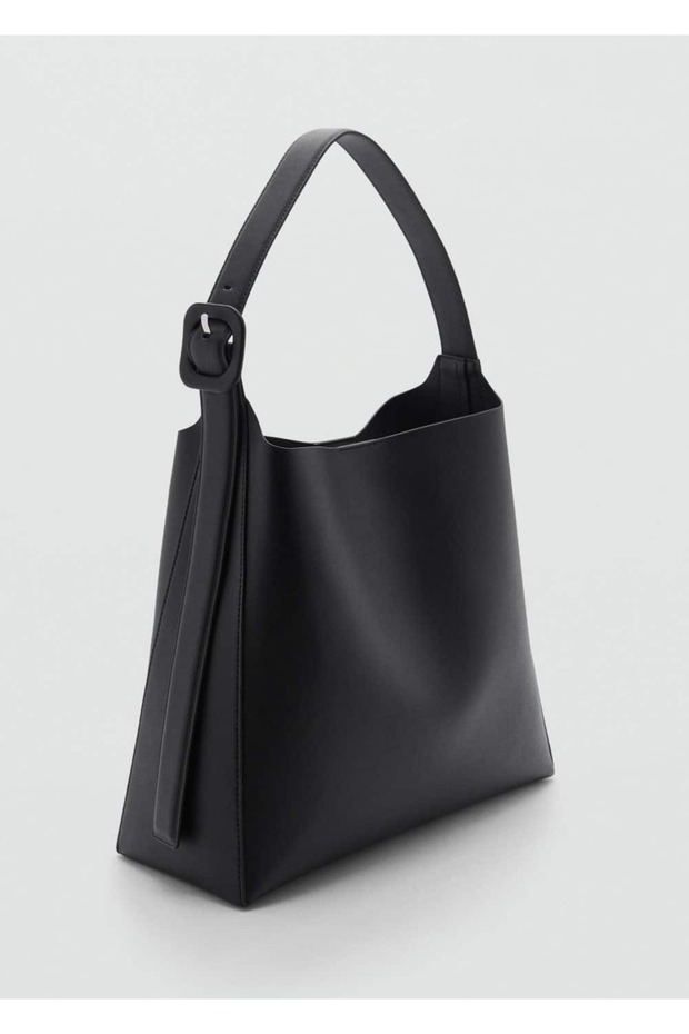 Tokalı bucket çanta - 1