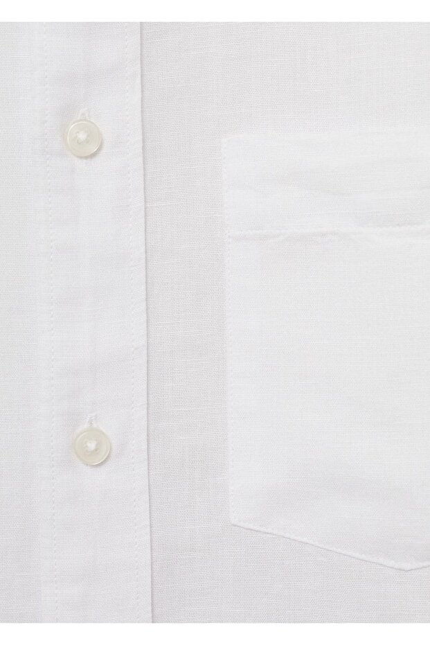 Cepli keten gömlek - 7