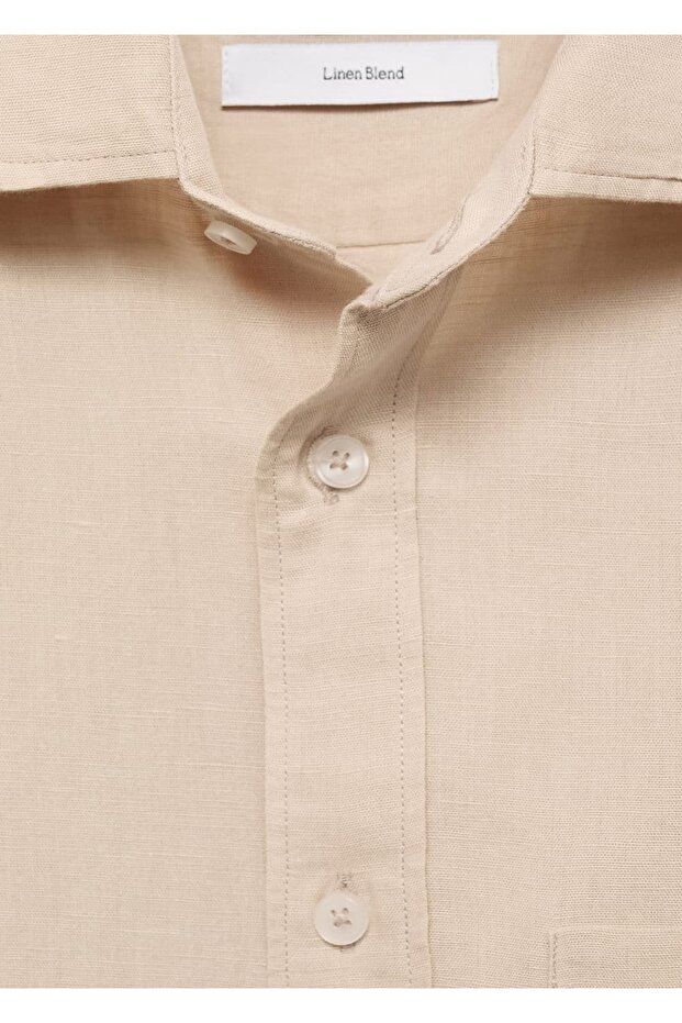 Cepli keten gömlek - 7