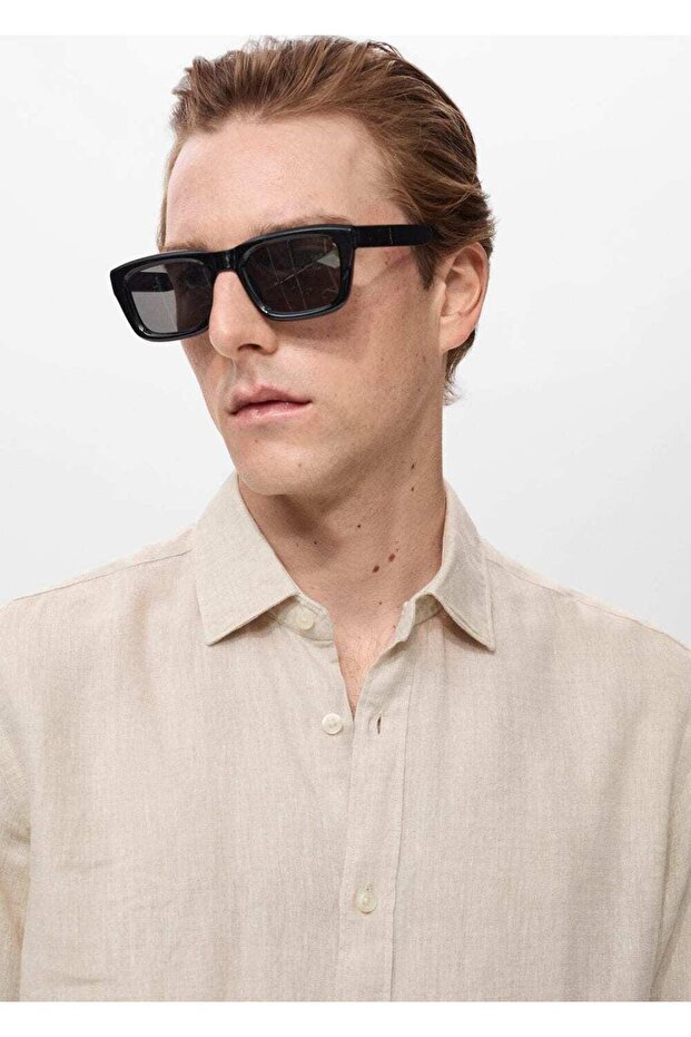 %100 keten gömlek - 8