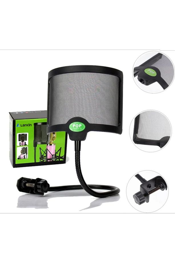 PF02 Geniş U Pop Filtre - Pop Filter - 1