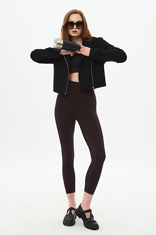 Zen High Waist and Lifting Leggings Brown