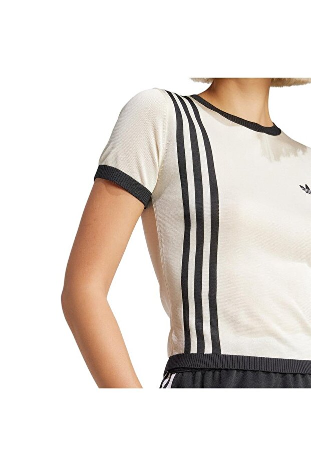 Kadın Beyaz T-shirt Knıtted 3s Tee Jj0961 - 4