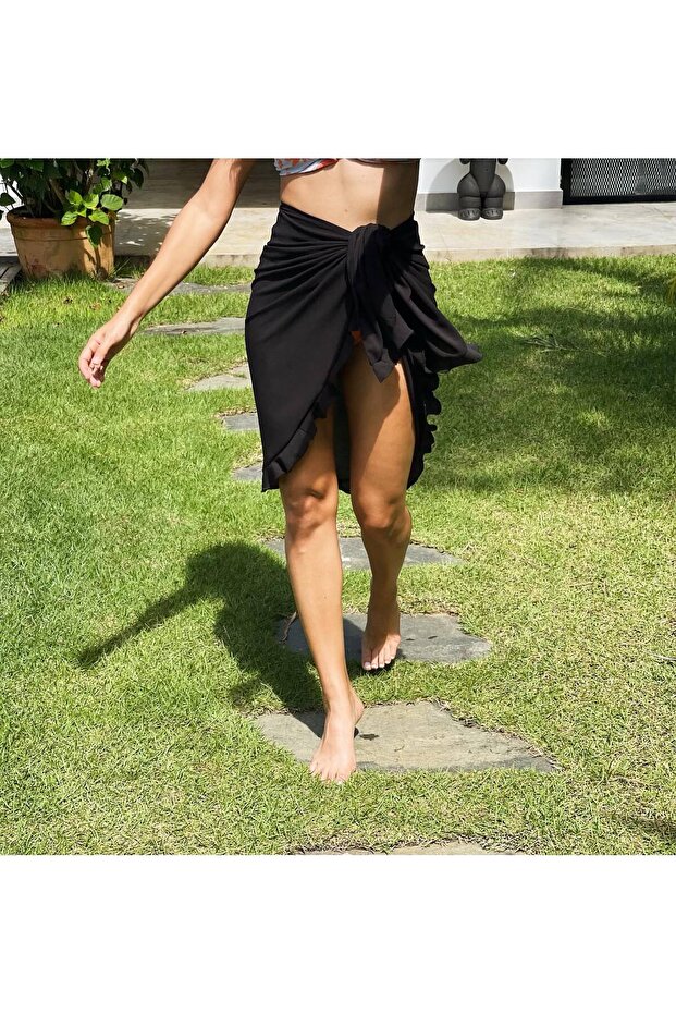 Chiffon pareo skirt