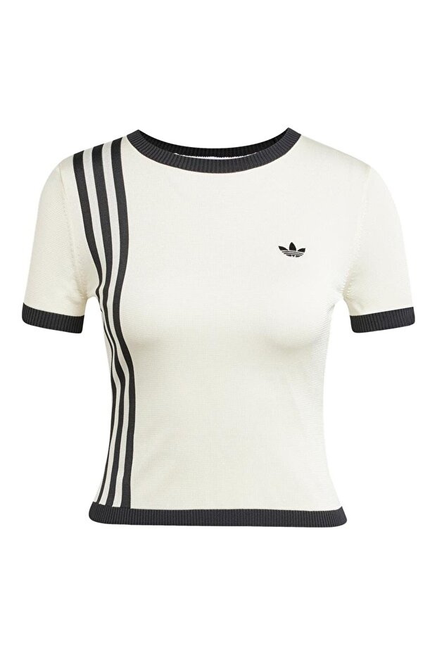 Kadın Beyaz T-shirt Knıtted 3s Tee Jj0961 - 6