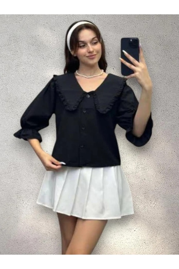 bebe yaka gömlek - 3