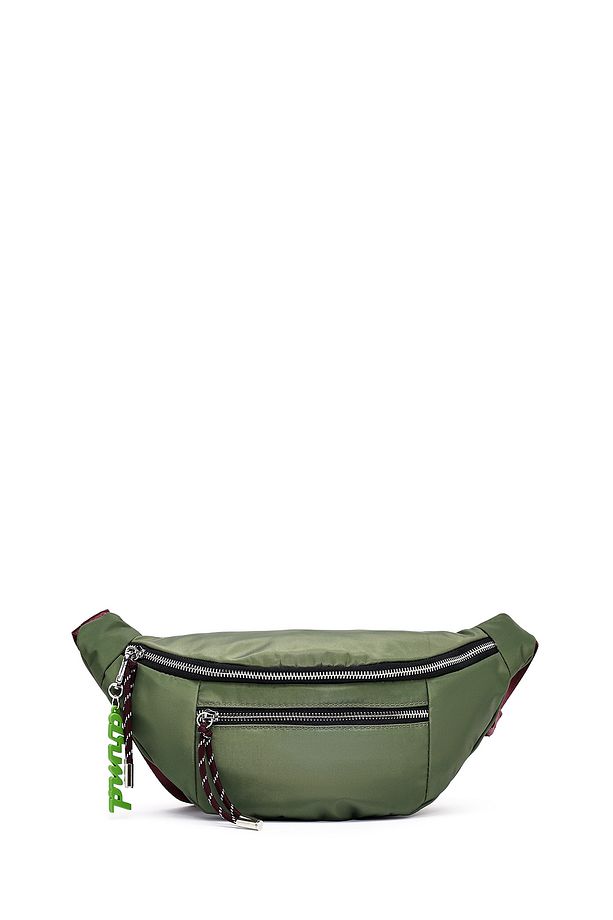 Kadın Yeşil Mini Kumaş Çapraz Çanta 25SBD27536F - 3